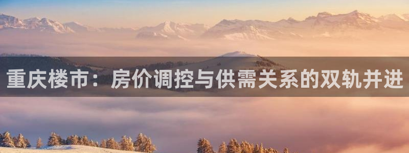 新宝5挂机软件：重庆楼市：房价调控与供需关系的双轨并进