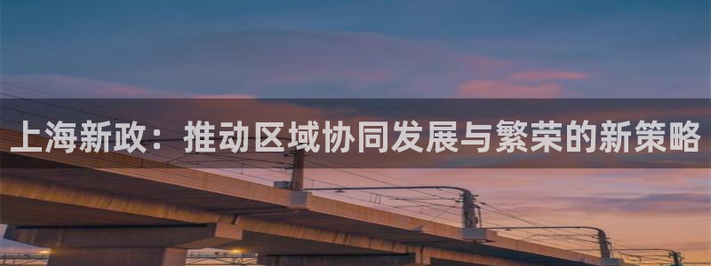 新宝5下载到桌面：上海新政：推动区域协同发展与繁荣的新策略