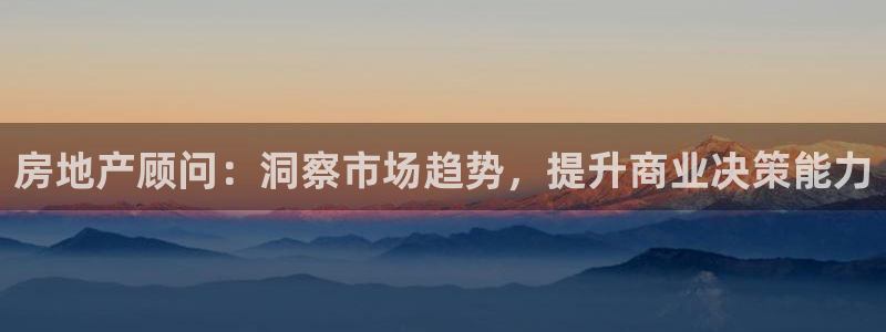 新宝奇迹GG5：房地产顾问：洞察市场趋势，提升商业决策能力