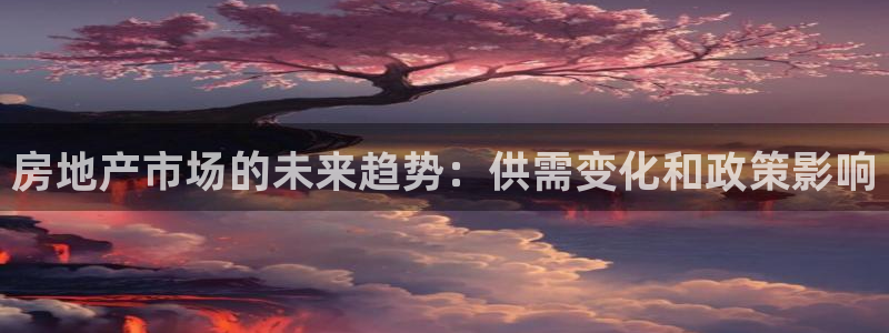 新宝5蒋7O667：房地产市场的未来趋势：供需变化和政策影响