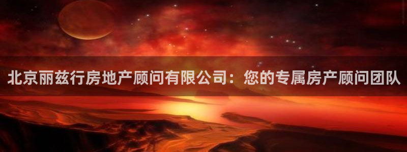 新宝xb5：北京丽兹行房地产顾问有限公司：您的专属房产顾问团