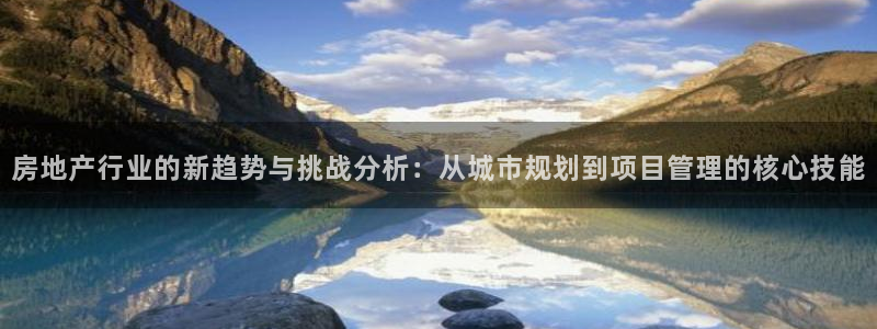 新宝5怎么代理：房地产行业的新趋势与挑战分析：从城市规划到项