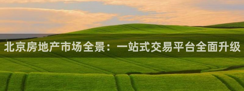 新宝5电脑：北京房地产市场全景：一站式交易平台全面升级
