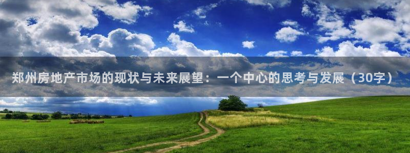 新宝5官网app：郑州房地产市场的现状与未来展望：一个中心的