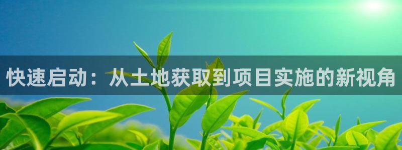 新宝5吕74OOO5：快速启动：从土地获取到项目实施的新视角