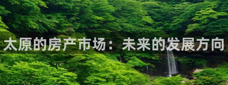新宝5的网址：太原的房产市场：未来的发展方向